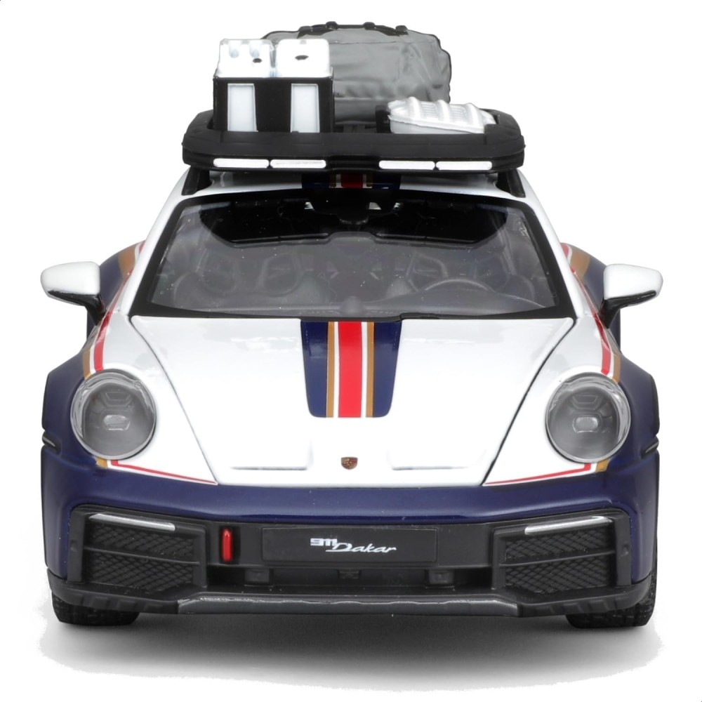 Bburago 18-28029 - Porsche 911 (992) Dakar No 953 Roughroads Rallye Design - Scale 1:24