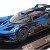 Bburago 18-38306 - Bugatti Bolide 2020 Blue / Carbon Track Car - Scale 1:43