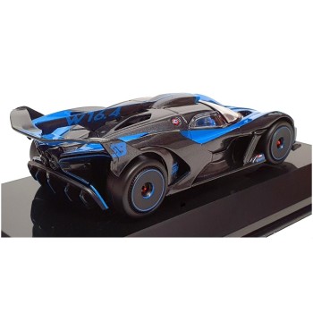 Bburago 18-38306 - Bugatti Bolide 2020 Blue / Carbon Track Car - Scale 1:43