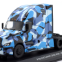 Hachette G1470007 - Freightliner Cascadia 6x4 Truck 2018 Blue Camouflage  - Scale 1:43 