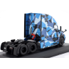 Hachette G1470007 - Freightliner Cascadia 6x4 Truck 2018 Blue Camouflage  - Scale 1:43 