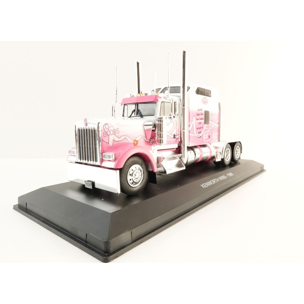 Hachette G1470015  - Kenworth W900 6x4 Truck 1998 Breast Cancer  - Scale 1:43