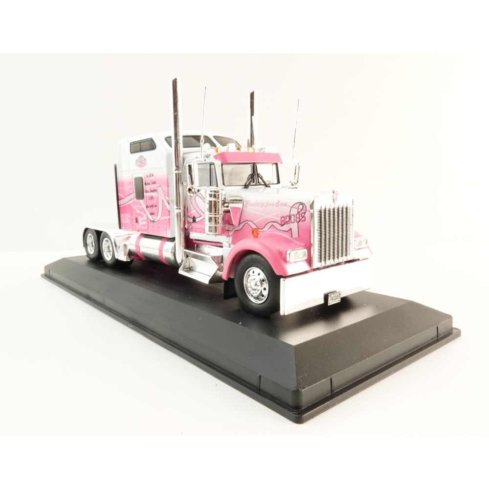 Hachette G1470015  - Kenworth W900 6x4 Truck 1998 Breast Cancer  - Scale 1:43