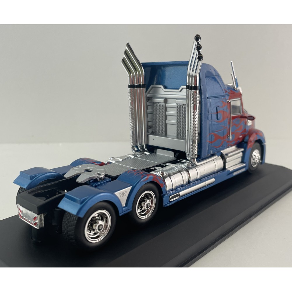 Hachette G1470018 - Western Star 5700 EX 6x4 Truck 2011 Blue Metallic Transformers Decor - Scale 1:43