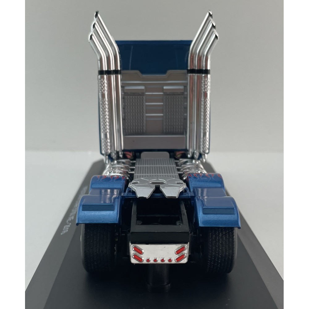 Hachette G1470018 - Western Star 5700 EX 6x4 Truck 2011 Blue Metallic Transformers Decor - Scale 1:43