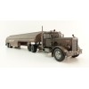 IXO IXOTTR038.22 - 1955 Peterbilt 281 6x4 Truck with 2-axle Tanker Trailer Rust Duel Movie - Scale 1:43