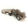 IXO IXOTTR038.22 - 1955 Peterbilt 281 6x4 Truck with 2-axle Tanker Trailer Rust Duel Movie - Scale 1:43