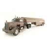 IXO IXOTTR038.22 - 1955 Peterbilt 281 6x4 Truck with 2-axle Tanker Trailer Rust Duel Movie - Scale 1:43