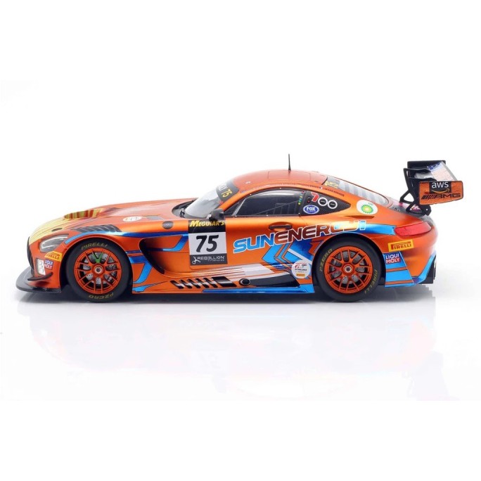 IXO - Mercedes AMG GT3 Evo No 75 Winner 12h Bathurst 2022 Sun Energy - Scale 1:18