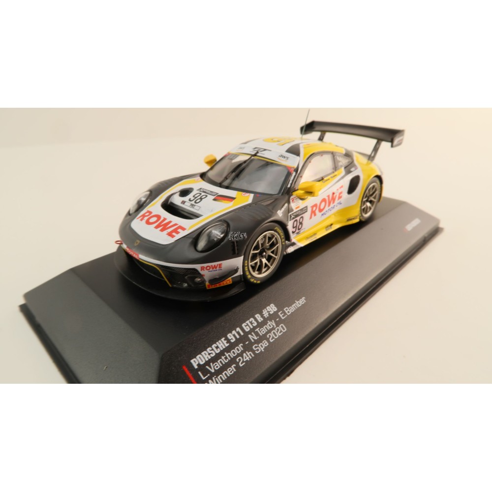 IXO - Porsche 911 GT3 R No 98 Winner 24h Spa 2020 Bamber Tandy Vanthoor - Scale 1:43