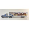 IXO TR039.22 - 1980 GMC General 6x4 Truck with Box Trailer Silver Smokey and the Bandit Style - Scale 1:43