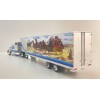 IXO TR039.22 - 1980 GMC General 6x4 Truck with Box Trailer Silver Smokey and the Bandit Style - Scale 1:43