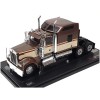IXO TR145.22 - 1990 Kenworth W900 6x4 Truck - Brown Cream - Scale 1:43