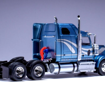 IXO TR199.22 - 1997 Western Star 4900 6x4 Prime Mover Metallic Blue - Scale 1:43