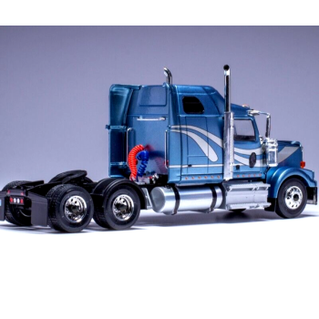 IXO TR199.22 - 1997 Western Star 4900 6x4 Prime Mover Metallic Blue - Scale 1:43