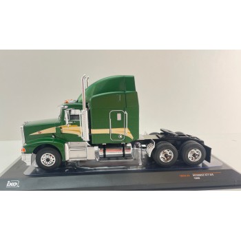 IXO TR232.22 - 1998 Peterbilt 377 Aerodyne 6x4 Truck Dark Green - Scale 1:43