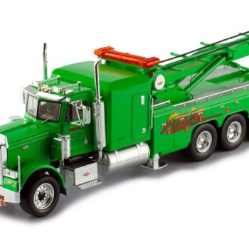 IXO TTR031.22 - Peterbilt 359 Wrecker Tow Truck RAJA CO Green - Scale 1:43