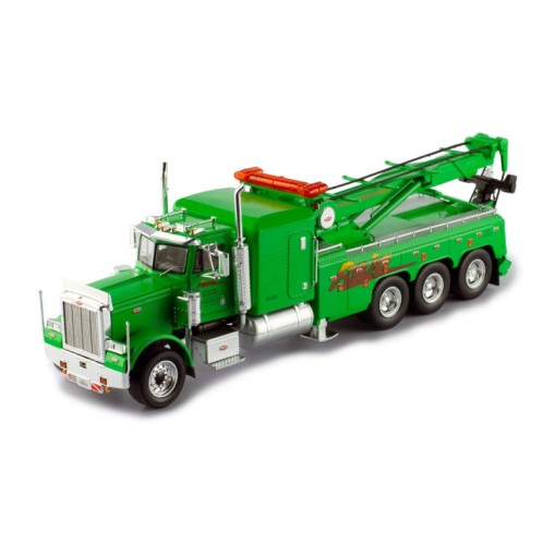 IXO TTR031.22 - Peterbilt 359 Wrecker Tow Truck RAJA CO Green - Scale 1:43