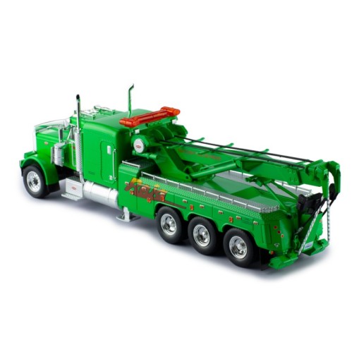 IXO TTR031.22 - Peterbilt 359 Wrecker Tow Truck RAJA CO Green - Scale 1:43