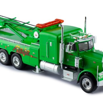 IXO TTR031.22 - Peterbilt 359 Wrecker Tow Truck RAJA CO Green - Scale 1:43