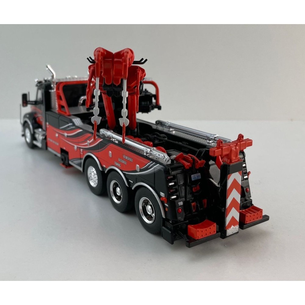 IXO TTR032.23 - 2018 Kenworth T880 Rotator Tow Truck Heavy Rescue Red / Black - Scale 1:43