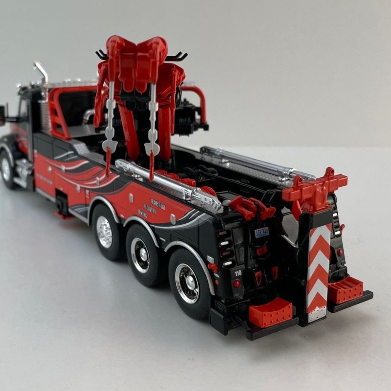 IXO TTR032.23 - 2018 Kenworth T880 Rotator Tow Truck Heavy Rescue Red / Black - Scale 1:43