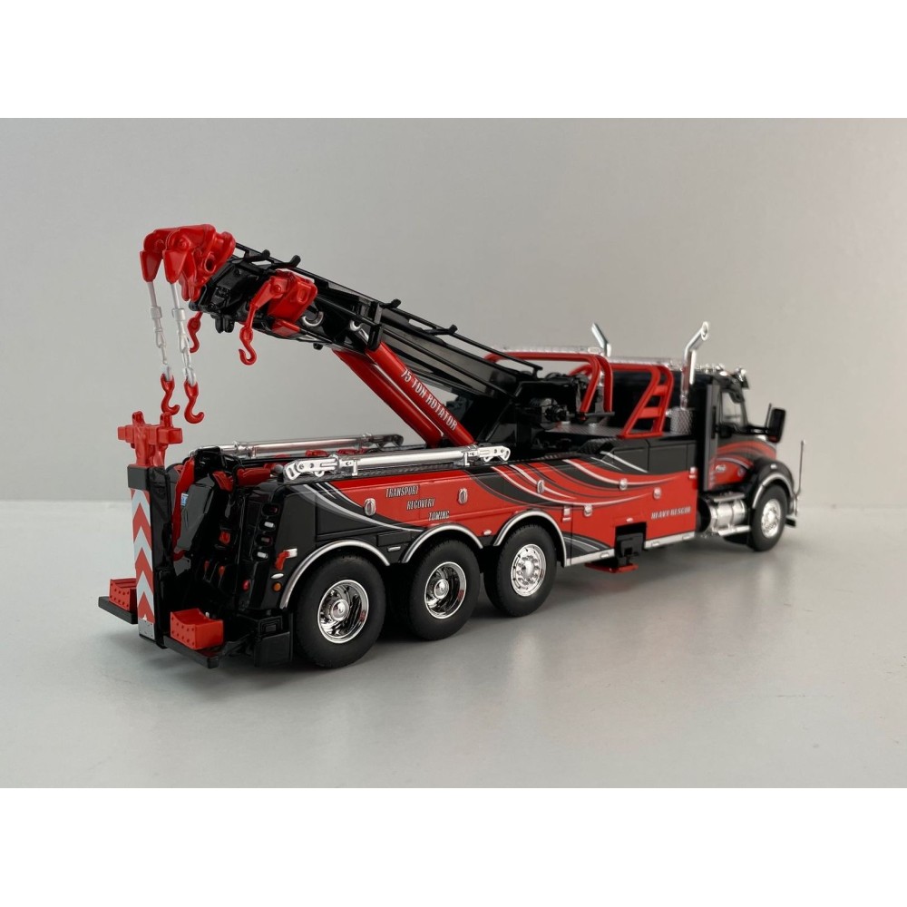 IXO TTR032.23 - 2018 Kenworth T880 Rotator Tow Truck Heavy Rescue Red / Black - Scale 1:43