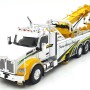 IXO TTR037.22 - 2018 Kenworth T880 Rotator Tow Truck Heavy Rescue White Yellow - Scale 1:43