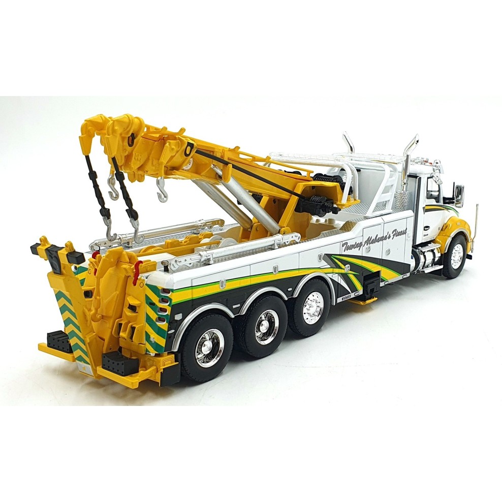 IXO TTR037.22 - 2018 Kenworth T880 Rotator Tow Truck Heavy Rescue White Yellow - Scale 1:43