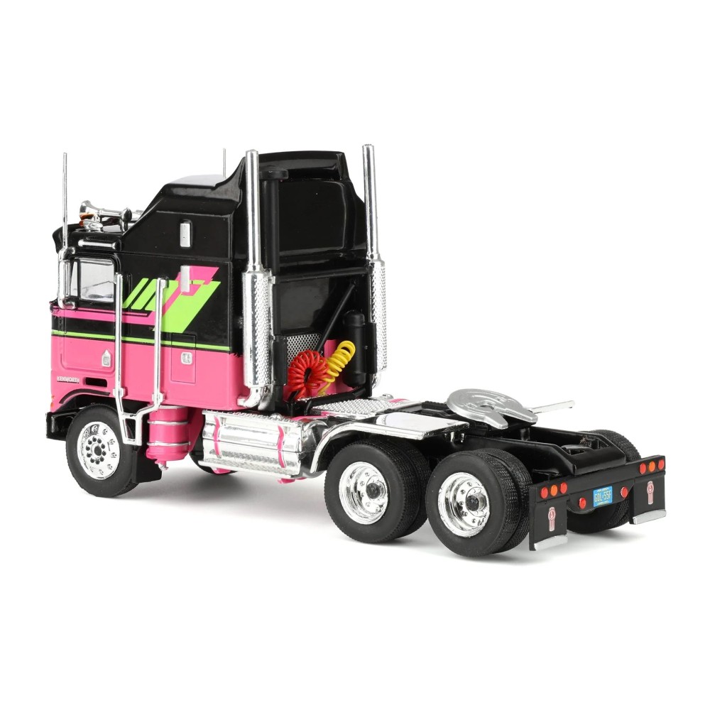 IXO U64TR006 - Kenworth K100 Aerodyne 1976 Prime Mover 6x4 Black Pink Scale 1:64