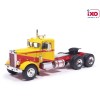 IXO U64TR012 - 1963 Peterbilt Model 381 6x4 Truck Yellow Red - Scale 1:64