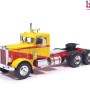 IXO U64TR012 - 1963 Peterbilt Model 381 6x4 Truck Yellow Red - Scale 1:64