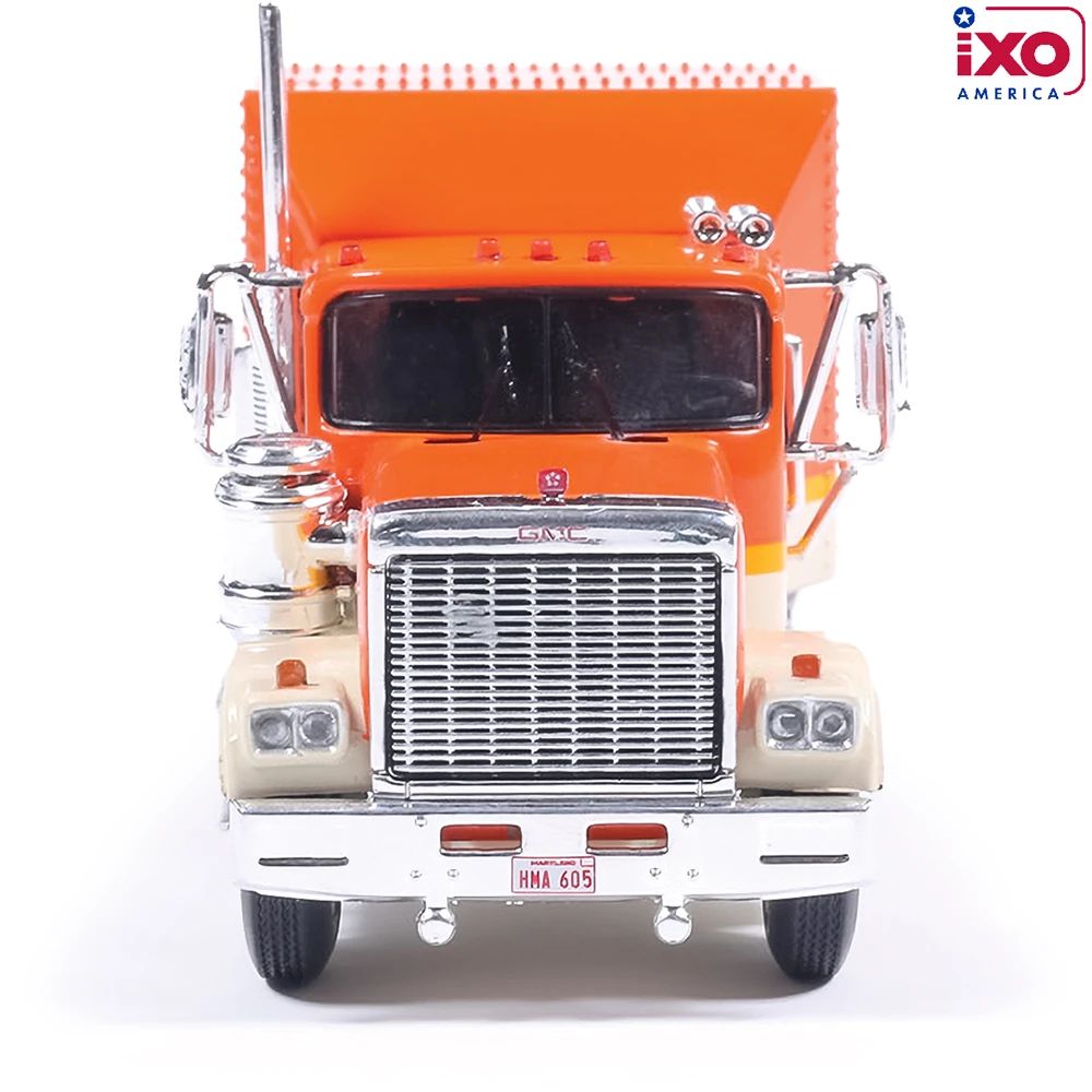 IXO U64TR013 - 1980 GMC General 6x4 Truck Cab Orange Yellow - Scale 1:64