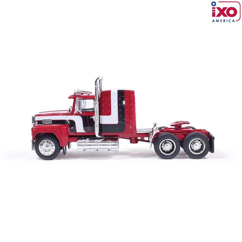 IXO U64TR014 - 1978 Ford LTL 9000 6x4 Sales Brochure Truck Black Red and White - Scale 1:64