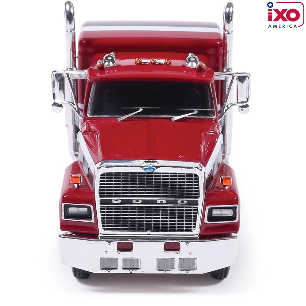 IXO U64TR014 - 1978 Ford LTL 9000 6x4 Sales Brochure Truck Black Red and White - Scale 1:64