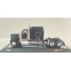 IXO U64TR014B - 1990 Kenworth W900 6x4 Truck Sleeper Cab Black - Scale 1:64