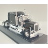 IXO U64TR014B - 1990 Kenworth W900 6x4 Truck Sleeper Cab Black - Scale 1:64