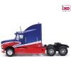 IXO U64TR015 - 1990 Ford Aeromax 6x4 Prime Mover Red and Blue - Scale 1:64