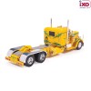 IXO U64TR018 - 1962 Peterbilt 350 Custom 6x4 Truck Cab Yellow with Green Flames - Scale 1:64