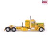 IXO U64TR018 - 1962 Peterbilt 350 Custom 6x4 Truck Cab Yellow with Green Flames - Scale 1:64