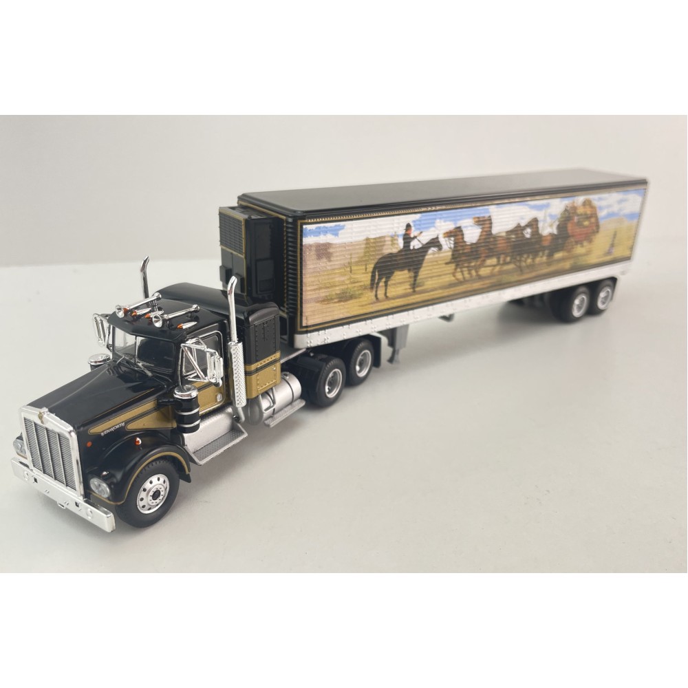 IXO U64TRTR004S - Kenworth W900 6x4 Truck with Trailer Smokey and the Bandit - Scale 1:64