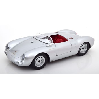 KK-Scale KKDC120113 - 1956 Porsche 550A Spyder Silver - Scale 1:12