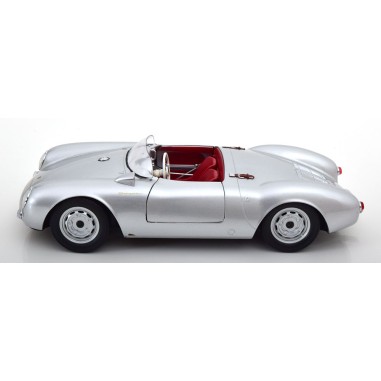 KK-Scale KKDC120113 - 1956 Porsche 550A Spyder Silver - Scale 1:12