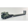 MASDI - Army Scania R650 8x4 Prime Mover with 8 axle Semi Low Loader Trailer Panther - Scale 1:64