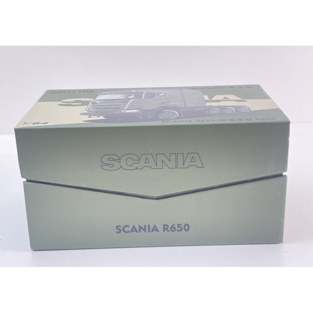 MASDI - Army Scania R650 8x4 Prime Mover with 8 axle Semi Low Loader Trailer Panther - Scale 1:64