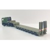 MASDI - Army Scania R650 8x4 Prime Mover with 8 axle Semi Low Loader Trailer Panther - Scale 1:64