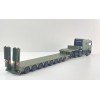 MASDI - Army Scania R650 8x4 Prime Mover with 8 axle Semi Low Loader Trailer Panther - Scale 1:64