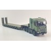MASDI - Army Scania R650 8x4 Prime Mover with 8 axle Semi Low Loader Trailer Panther - Scale 1:64
