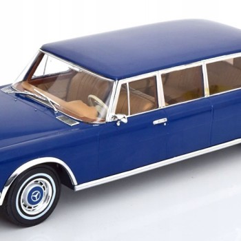 ModelCar Group MCG18189 - Mercedes Benz 600 W100 Pullman Dark Blue 1969 - Scale 1:18 