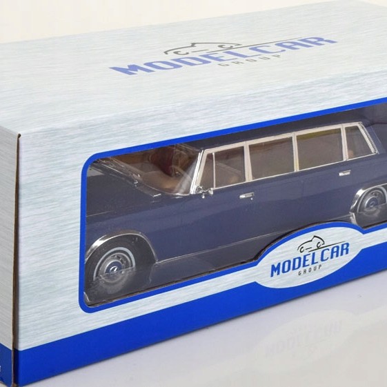 ModelCar Group MCG18189 - Mercedes Benz 600 W100 Pullman Dark Blue 1969 - Scale 1:18 